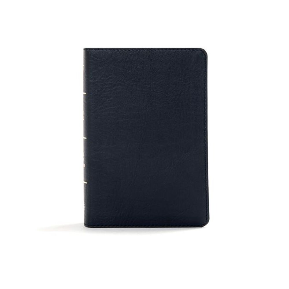 KJV Large Print Compact Reference Bible, Black Leathertouch -- Holman Bible Publ